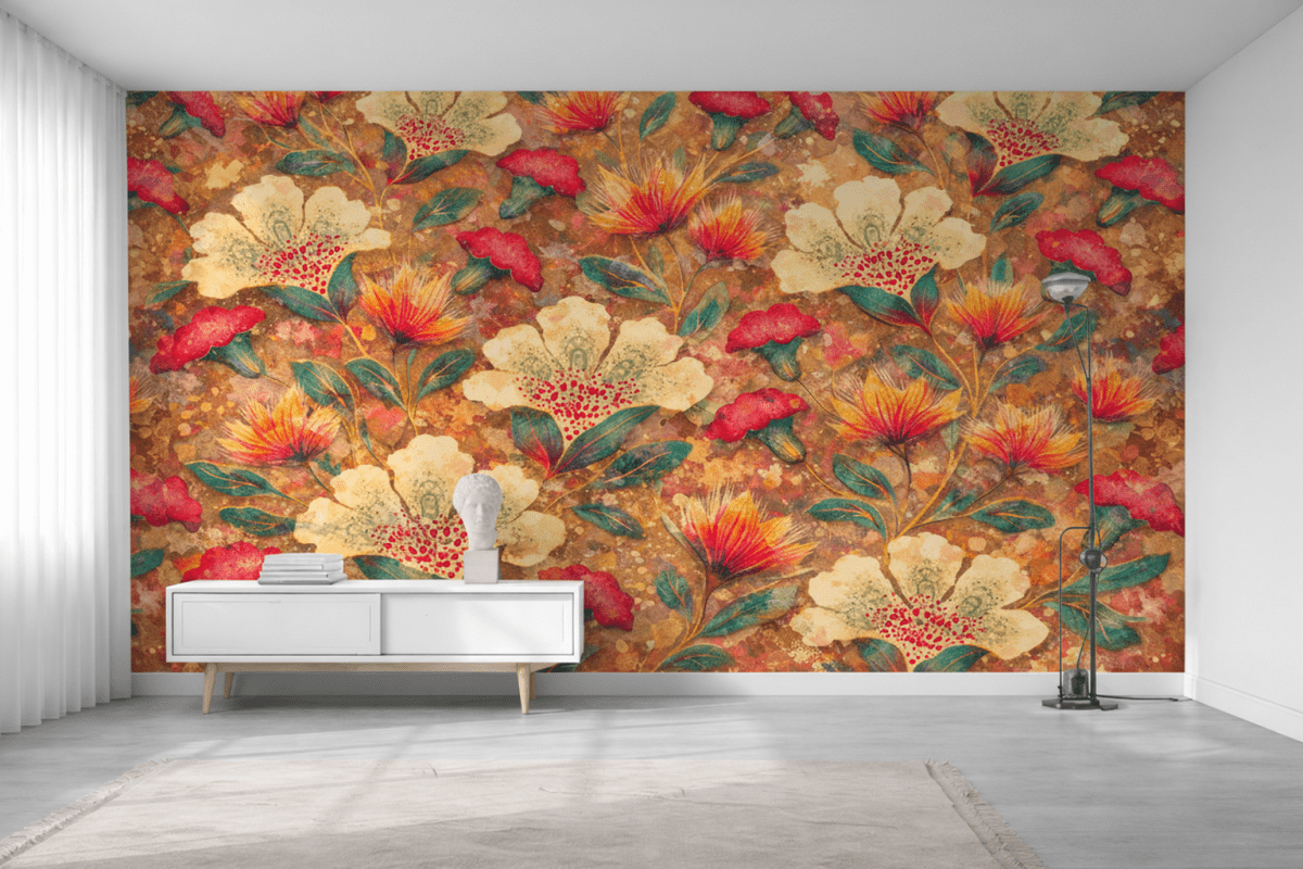 Radiant Petal Mosaic