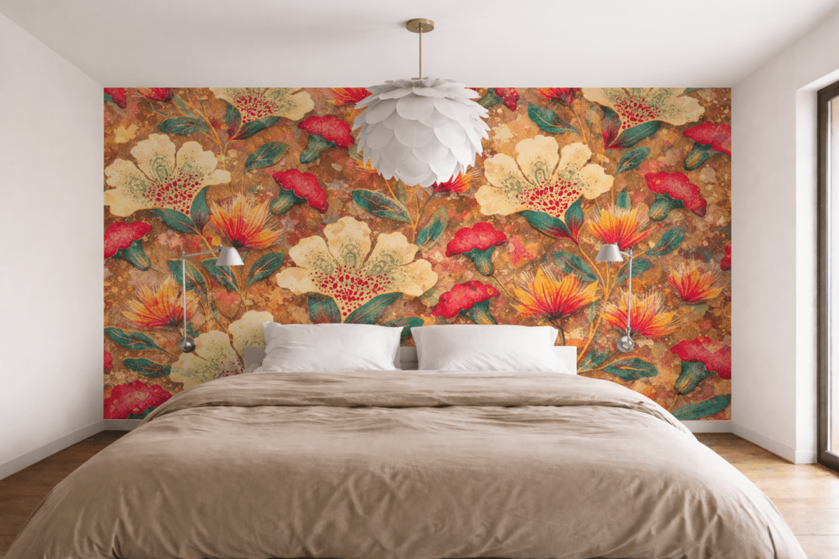 Radiant Petal Mosaic