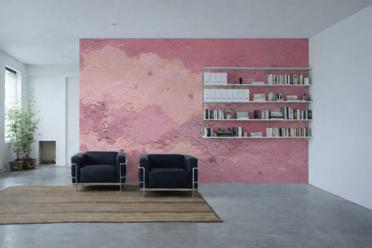 Rosy Textural Canvas