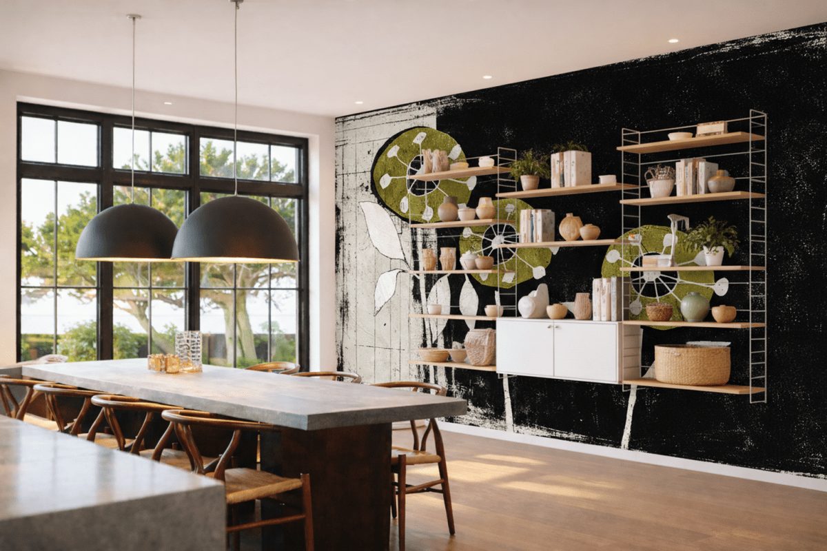 Charming Flora Silhouette