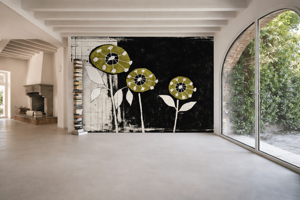 Charming Flora Silhouette