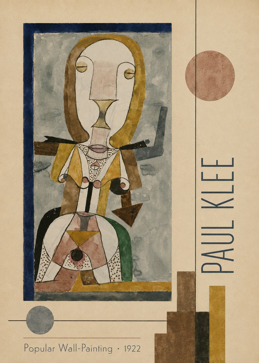Paul Klee Popular Wall-painting No2 - Plakat
