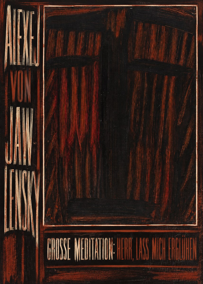 Alexej von Jawlensky Grosse Meditation: Herr, Lass Mich Erglühen No2 - Plakat