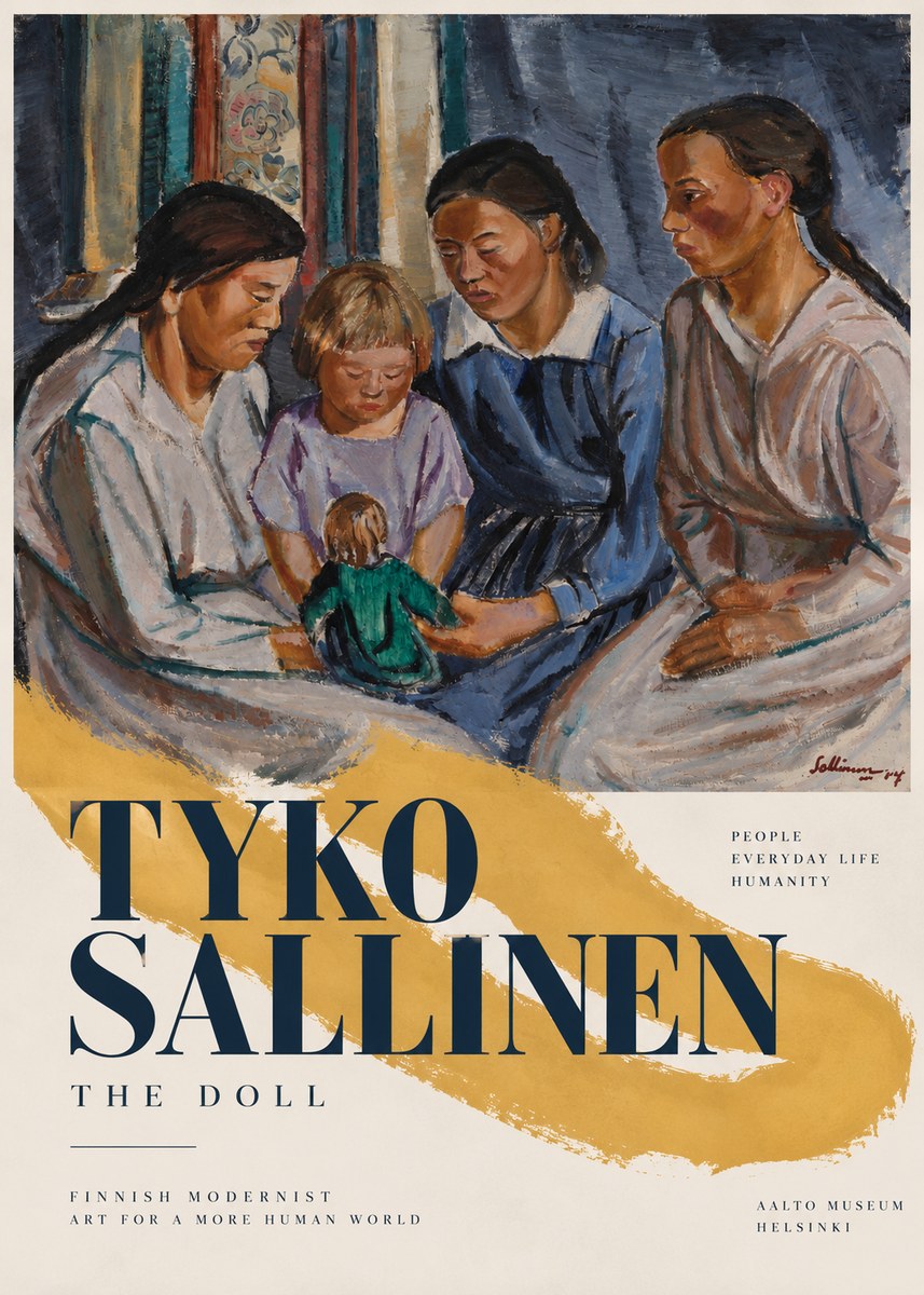 Tyko Sallinen The Doll No3 - Plakat