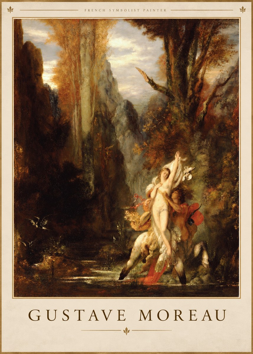 Gustave Moreau Jupiter and Semele I No3 - Plakat