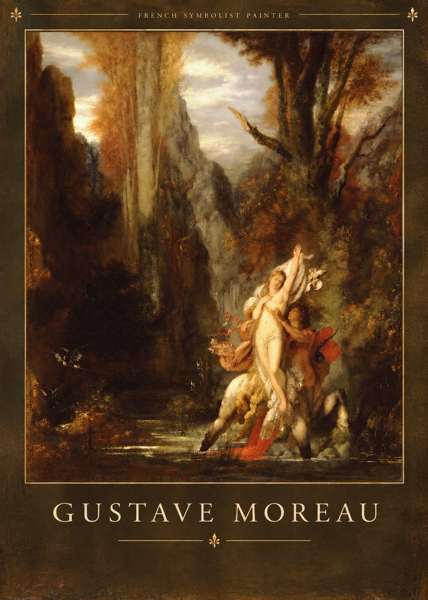 Gustave Moreau Jupiter and Semele I No6 - Plakat