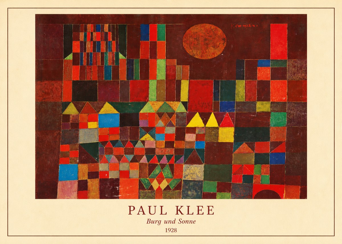 Paul Klee Burg Und Sonne No4 - Plakat