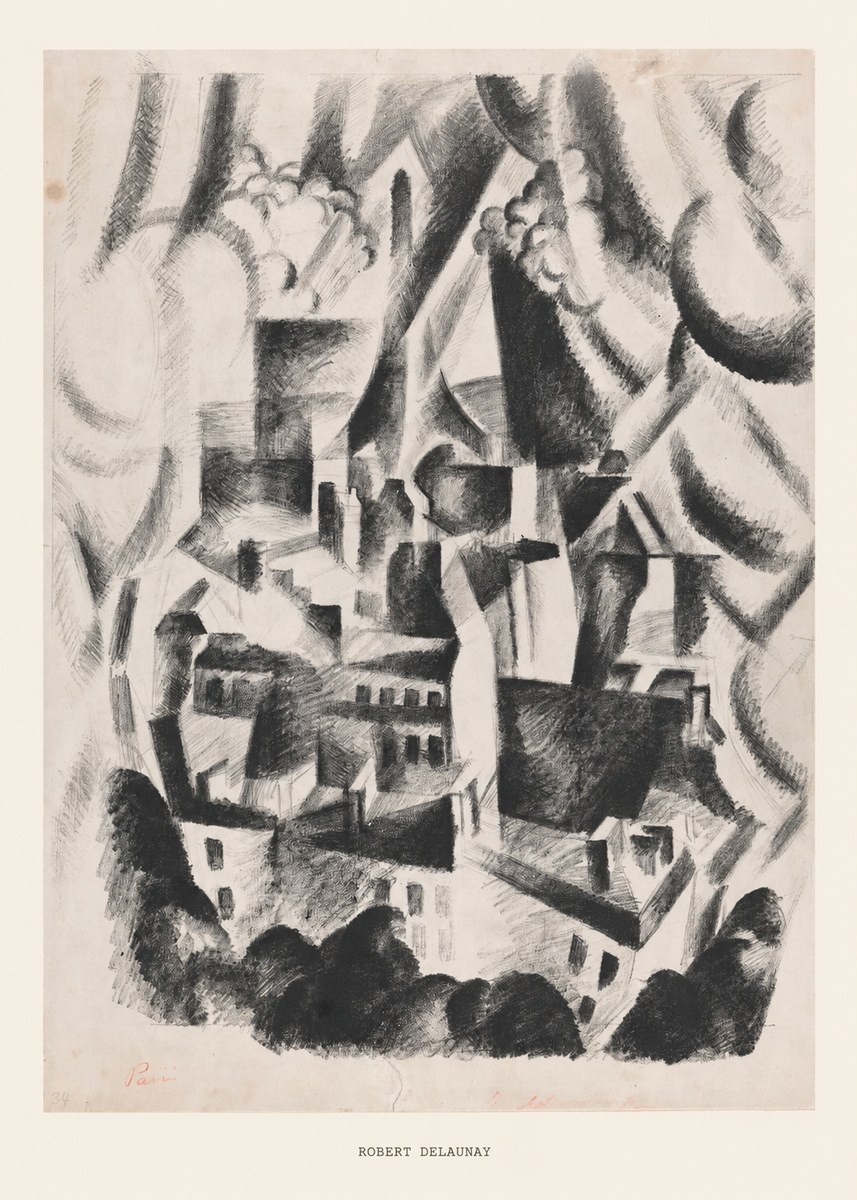 Robert Delaunay Vue Sur La Ville No6 - Plakat