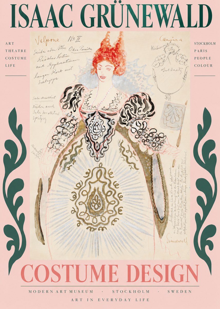 Isaac Grünewald Volpone No Ii No3 - Plakat