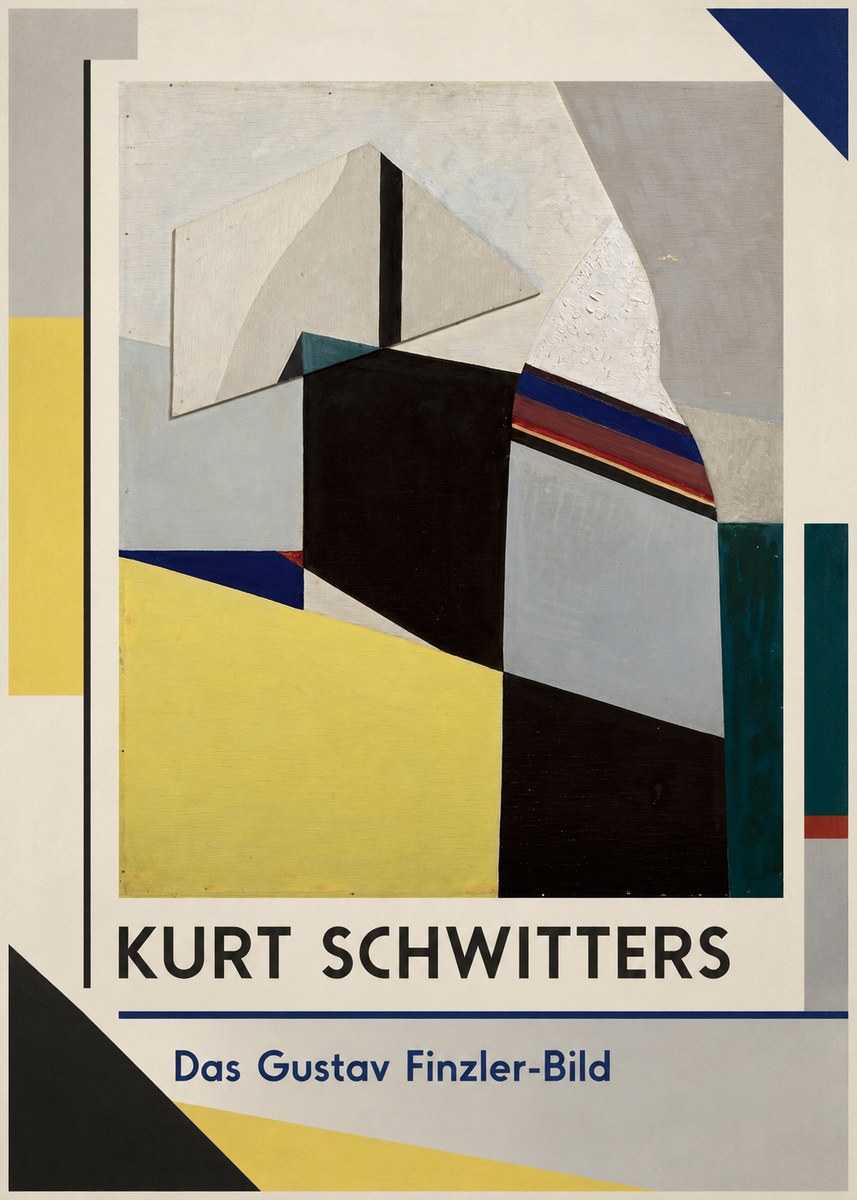 Kurt Schwitters Das Gustav Finzler-bild No1 - Plakat