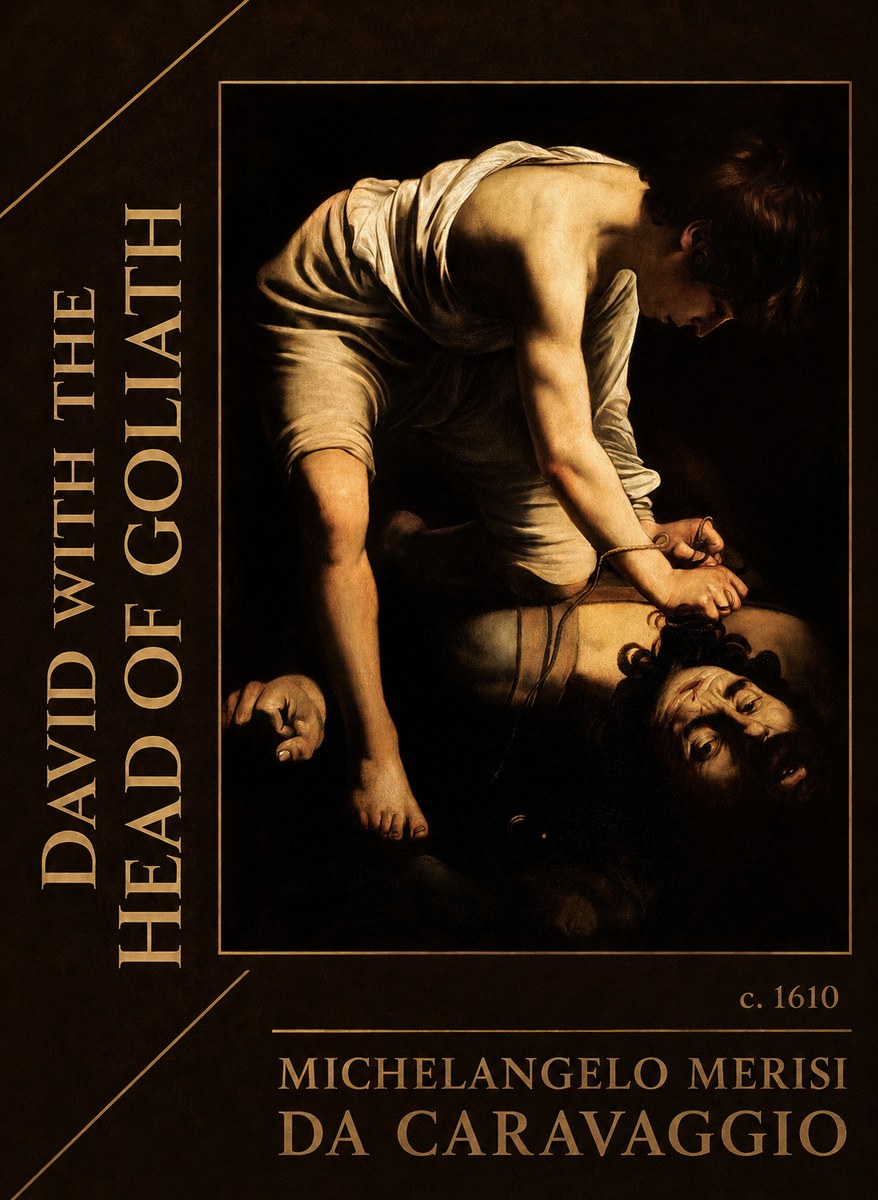 Michelangelo Merisi da Caravaggio David with the Head of Goliath I No2 - Plakat