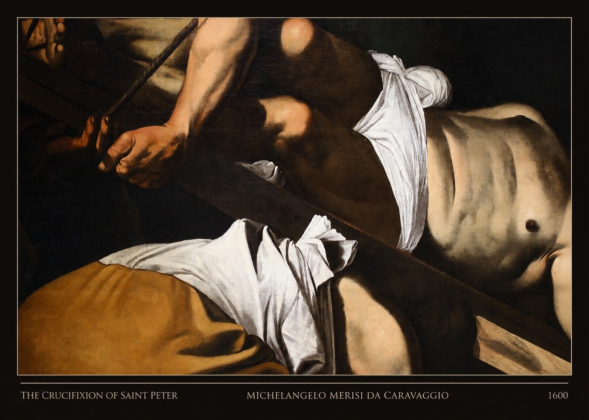Michelangelo Merisi da Caravaggio The Crucifixion of Saint Peter I No4 - Plakat
