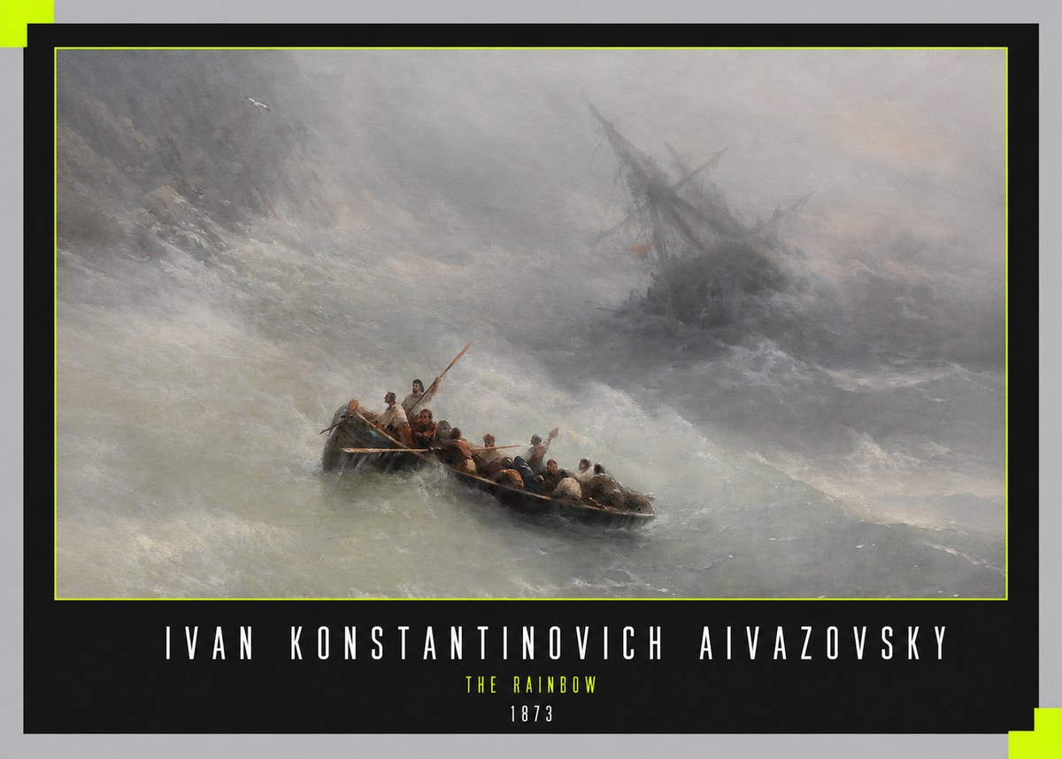 Ivan Konstantinovich Aivazovsky The Rainbow No4 - Plakat