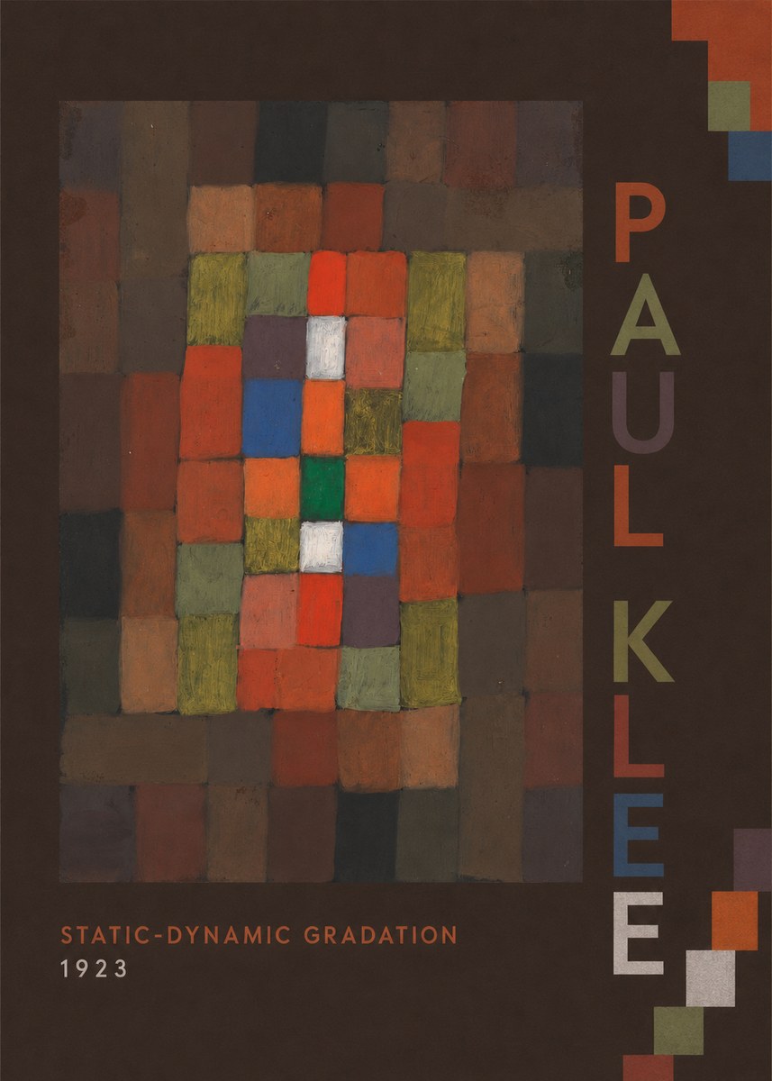 Paul Klee Static-dynamic Gradation No4 - Plakat