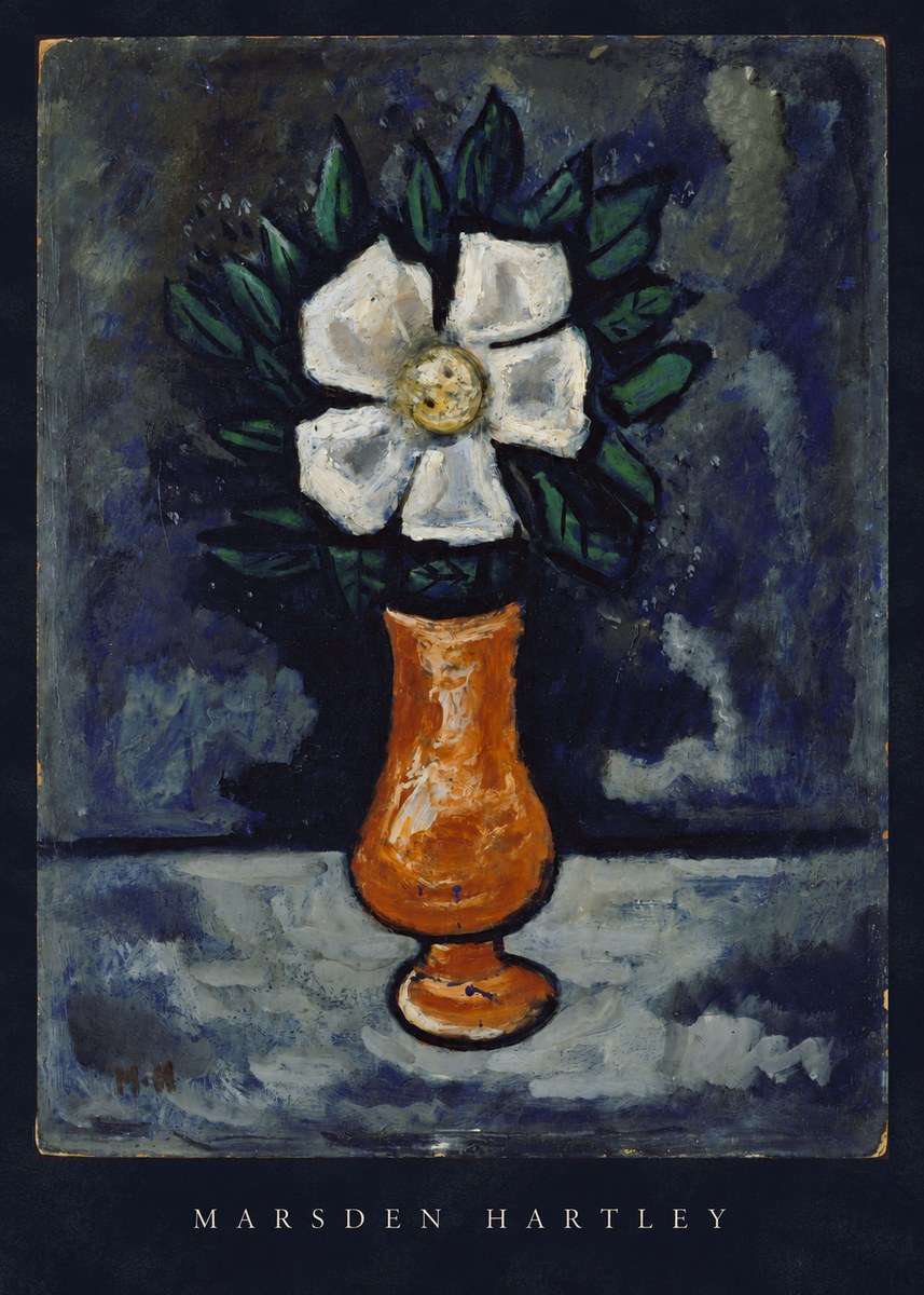 Marsden Hartley Flower in Vase No6 - Plakat