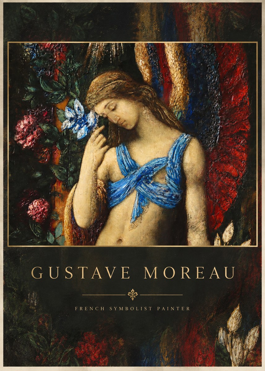 Gustave Moreau The Angel of Death No2 - Plakat