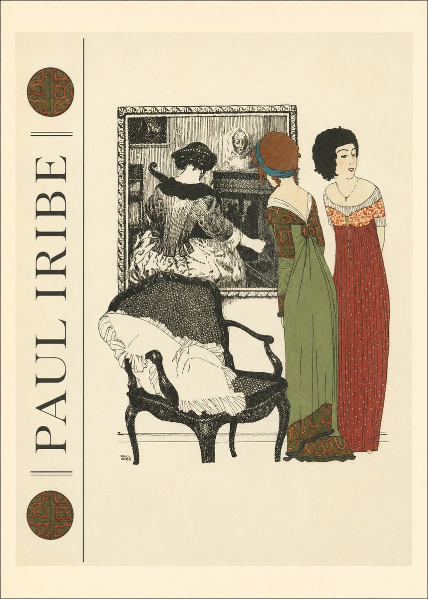 Paul Iribe Elegant Interior Scene No3 - Plakat