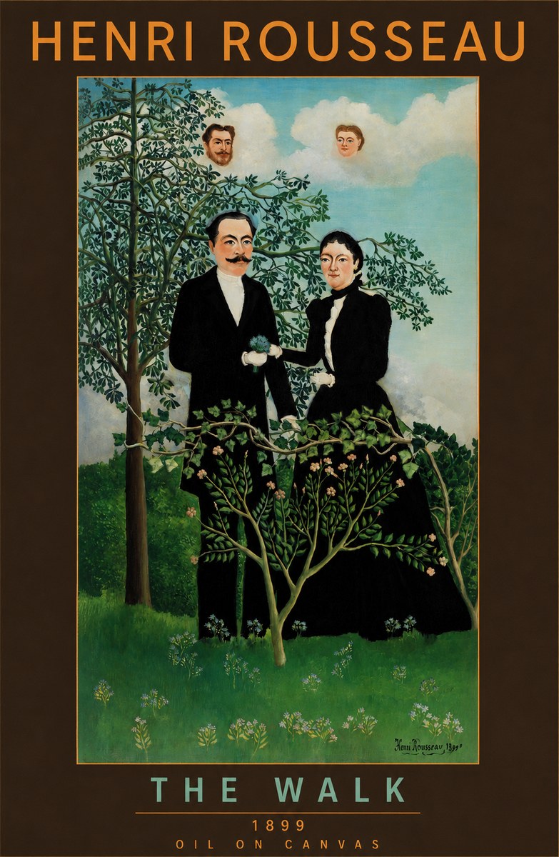 Rousseau The Walk No2 - Plakat