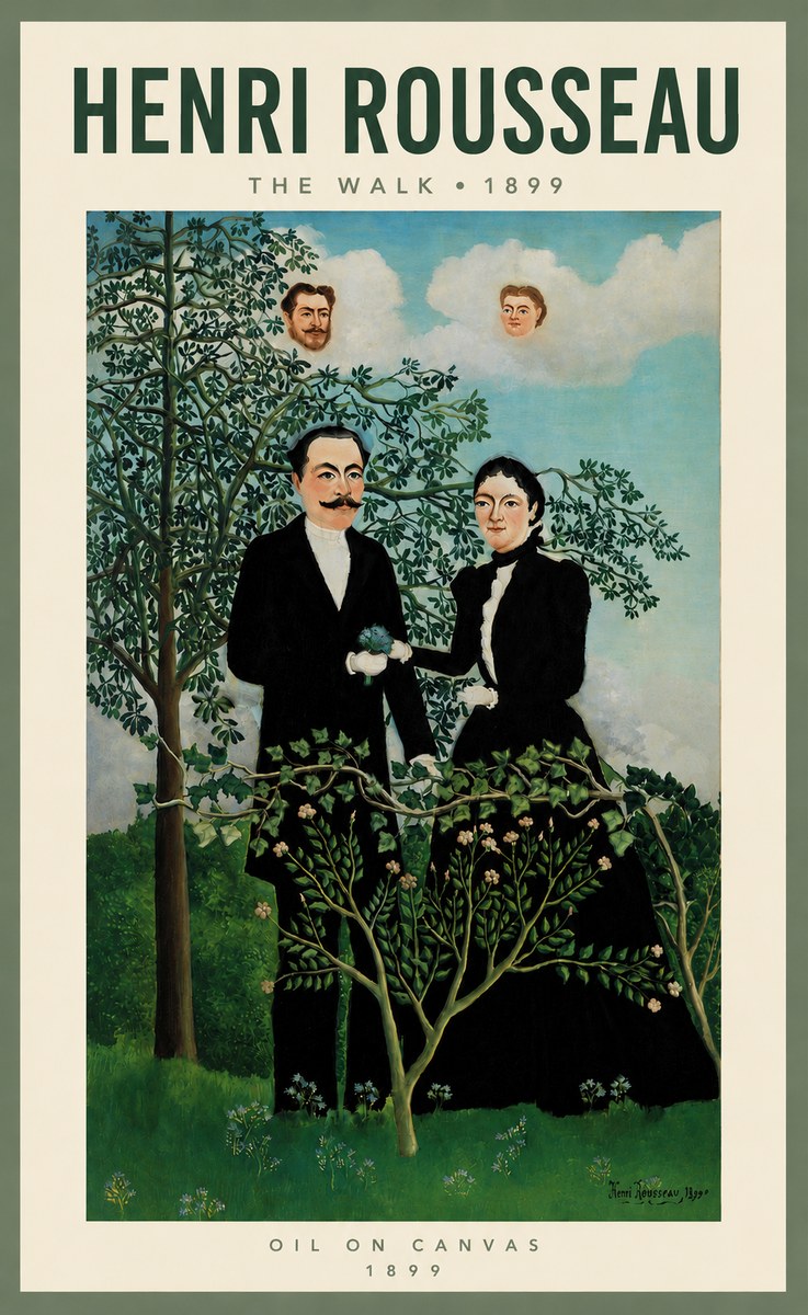 Rousseau The Walk No4 - Plakat