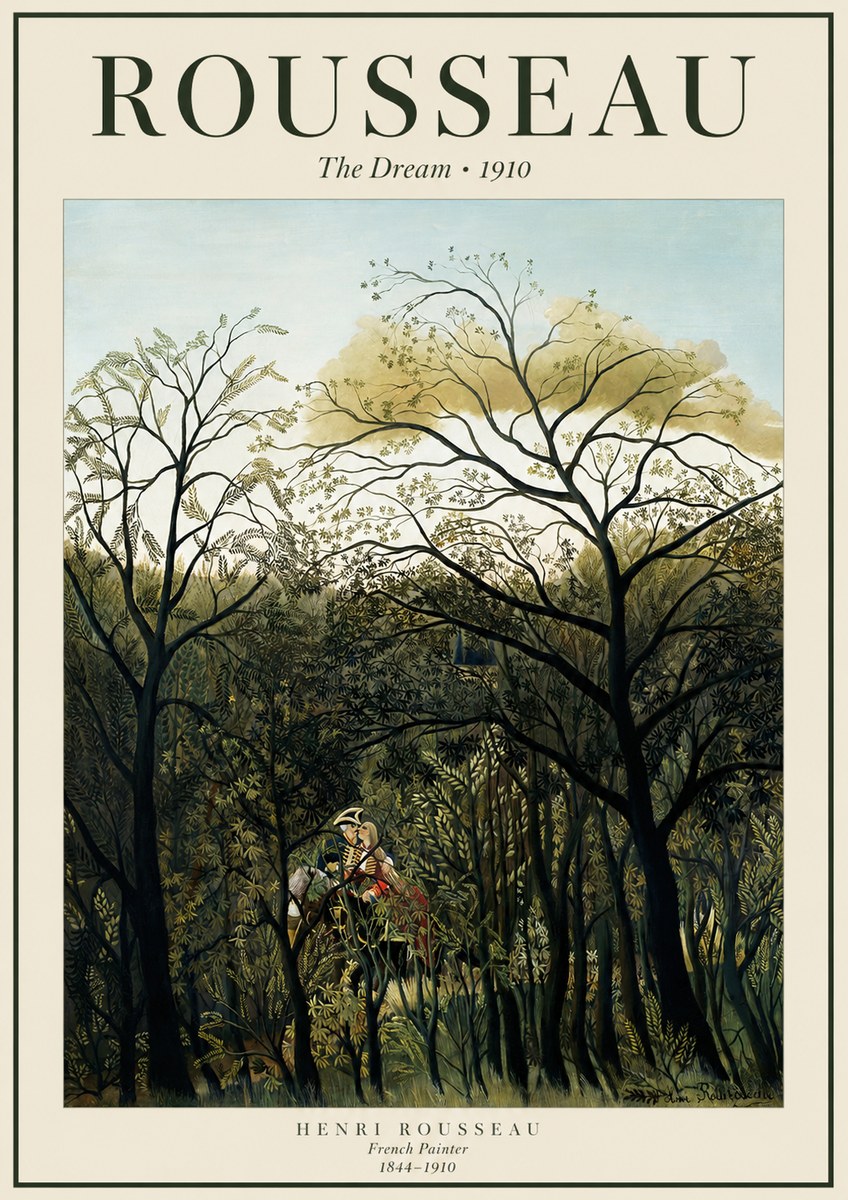 Rousseau The Dream I No1 - Plakat