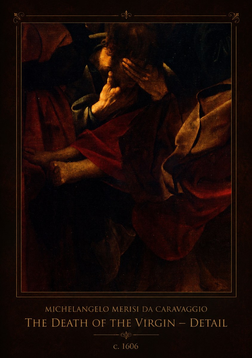 Michelangelo Merisi da Caravaggio The Death of the Virgin – Detail No1 - Plakat