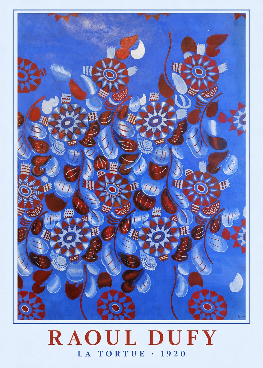 Raoul Dufy La Tortue No2 - Plakat