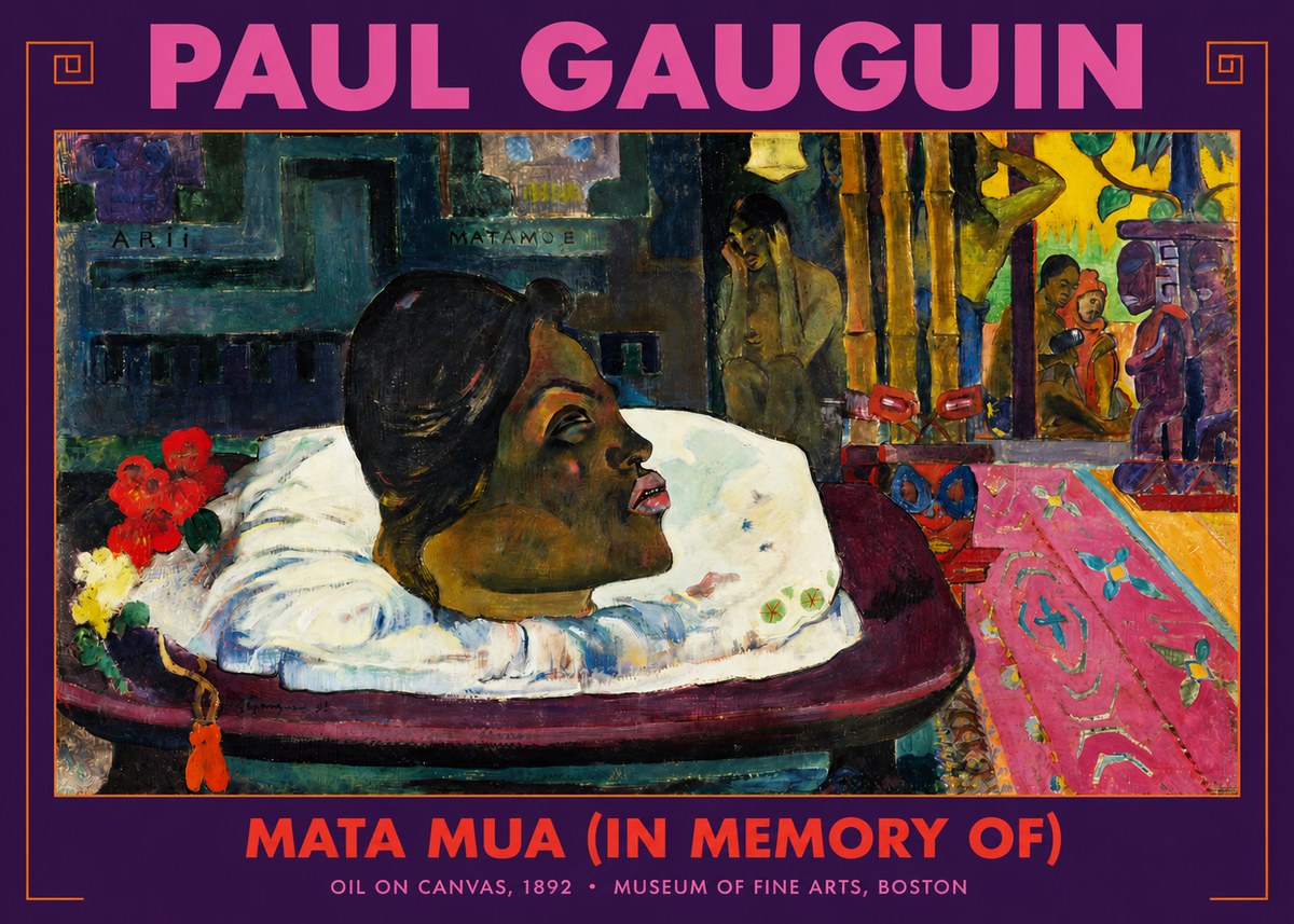 Paul Gauguin Mata Mua (in Memory Of) No2 - Plakat