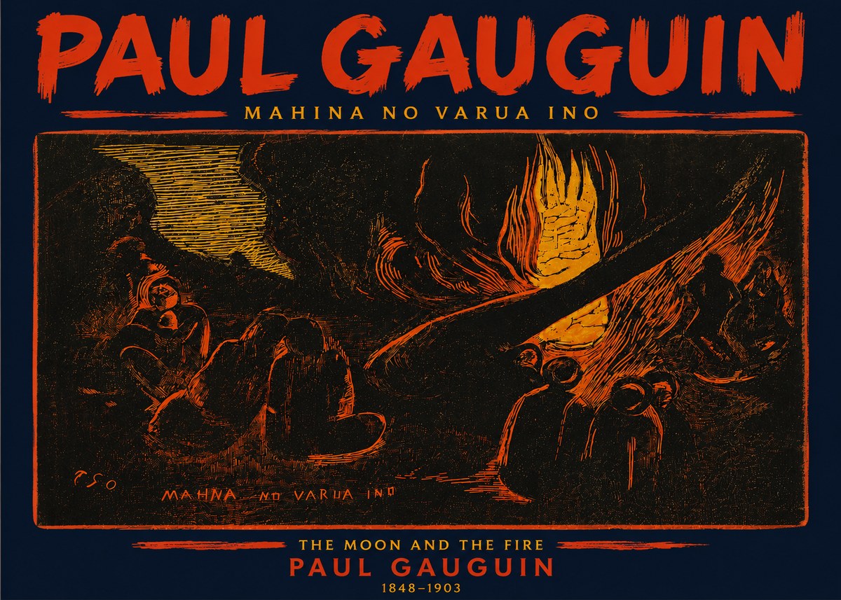 Paul Gauguin Mahina No Varua Ino No4 - Plakat