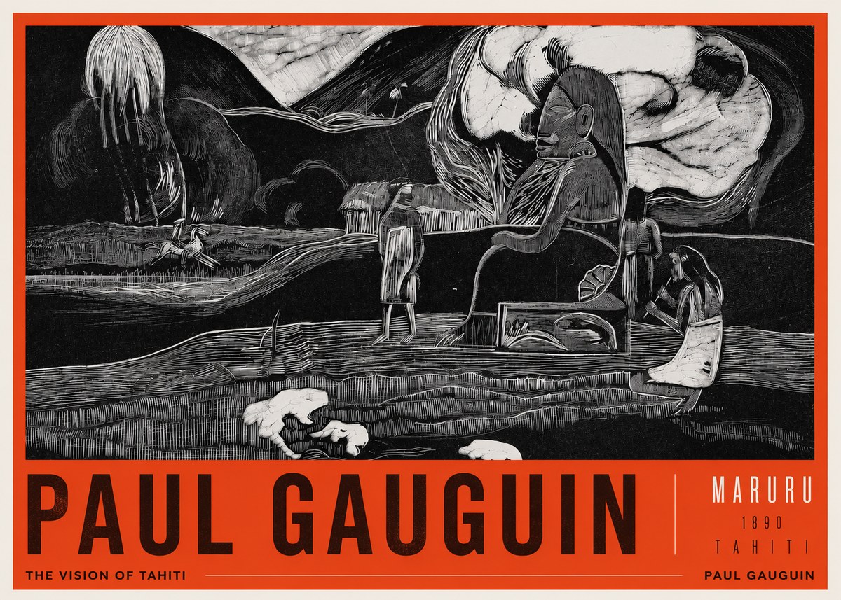 Paul Gauguin Maruru No2 - Plakat
