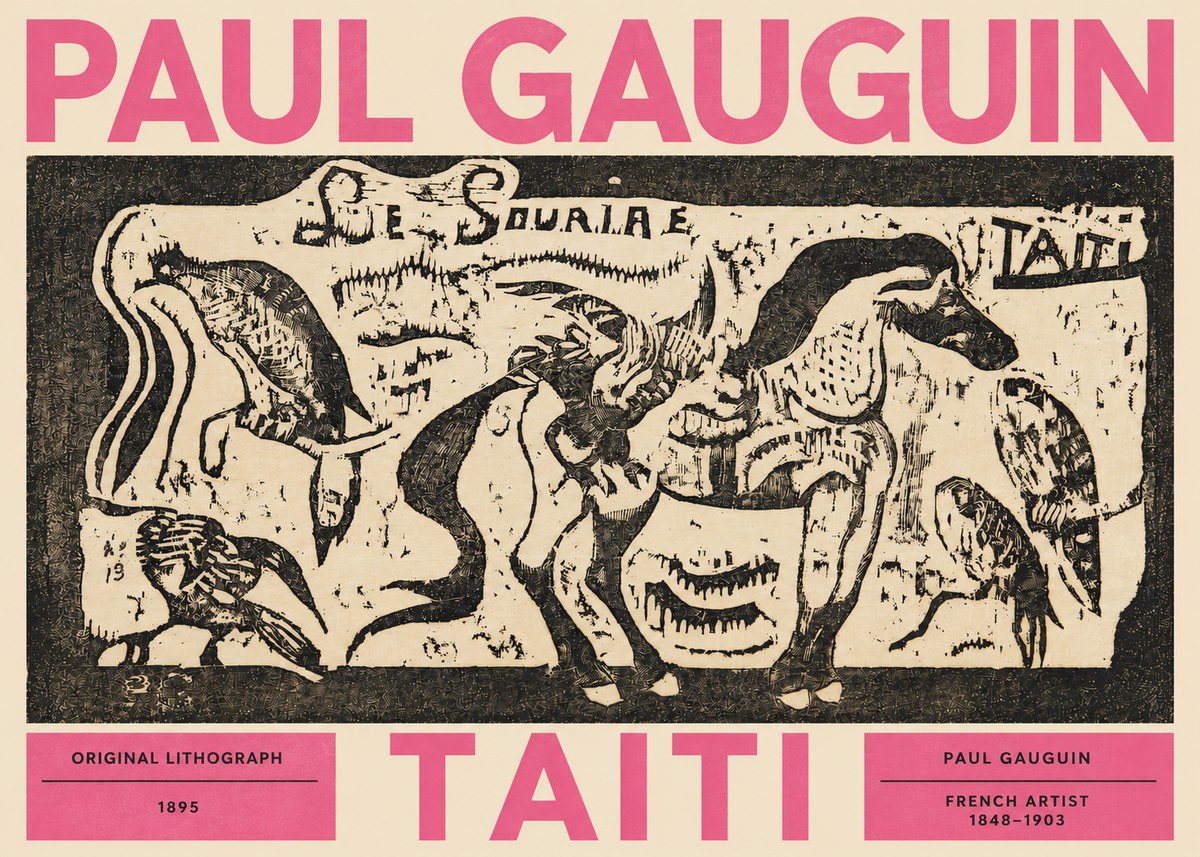 Paul Gauguin Taiti No3 - Plakat