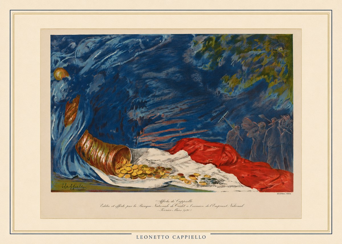 Leonetto Cappiello Emprunt National No4 - Plakat