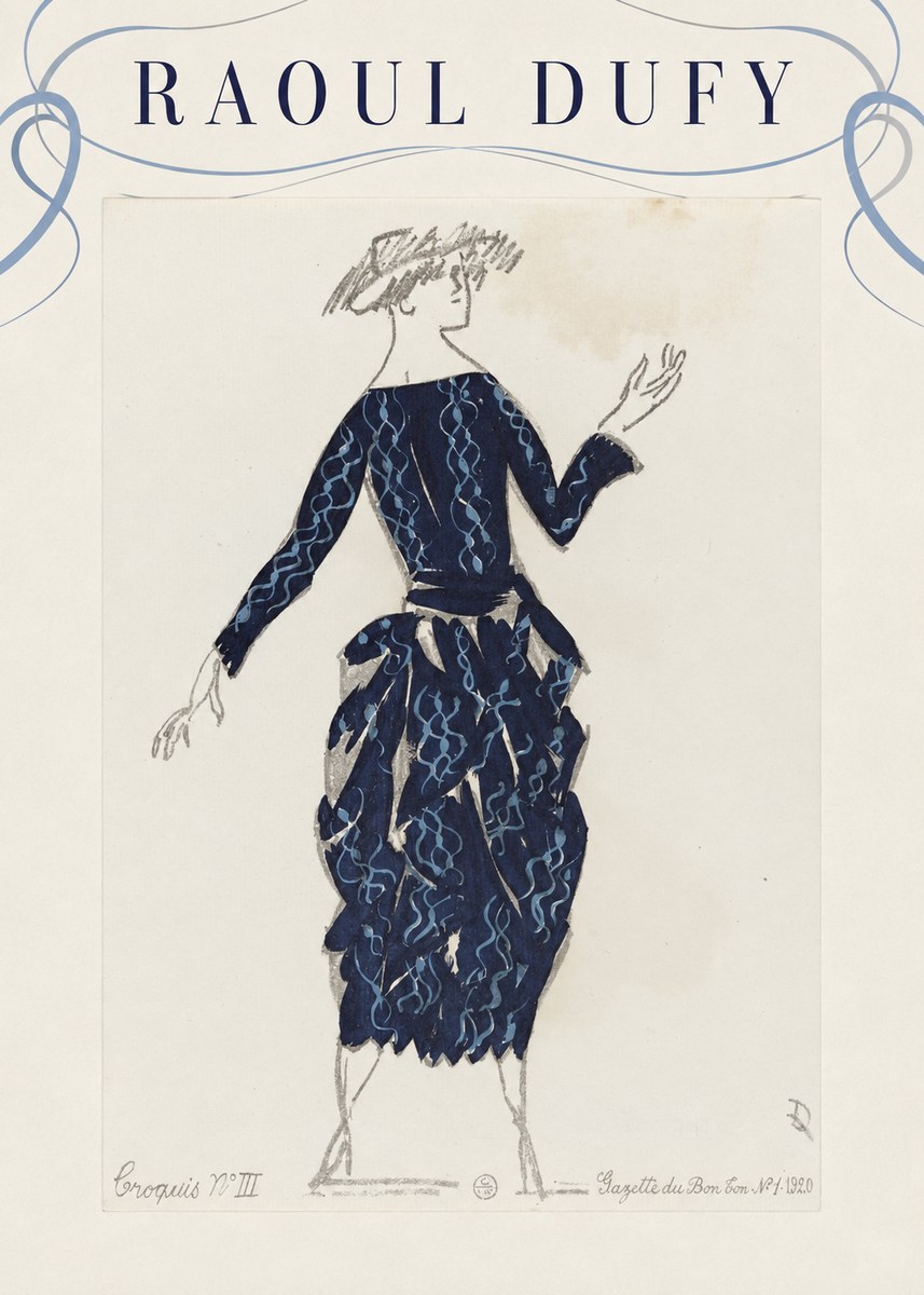Raoul Dufy Croquis N°iii No3 - Plakat