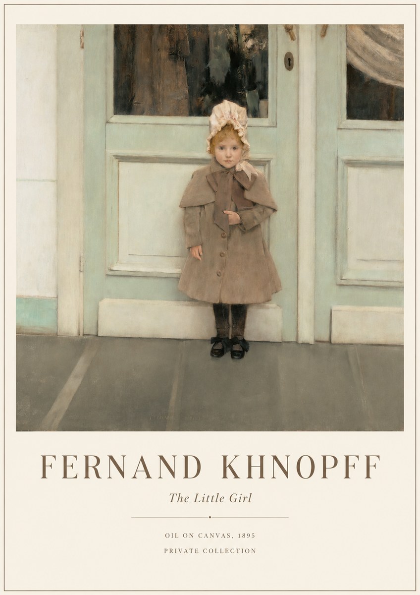 Fernand Khnopff The Little Girl No1 - Plakat
