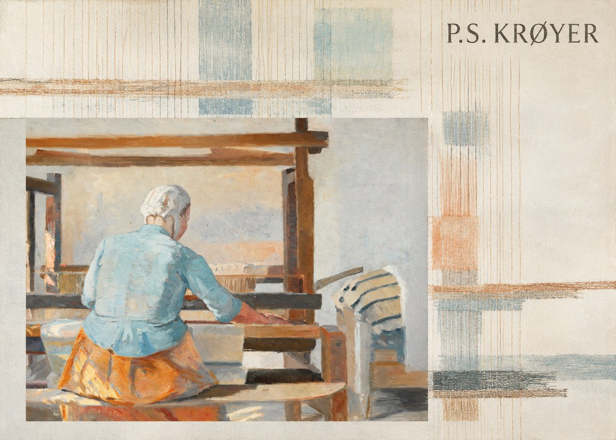 P.S. Krøyer A Weaver No6 - Plakat