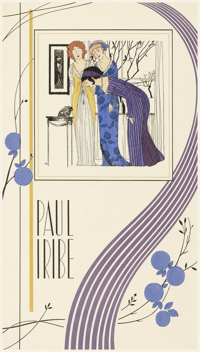 Paul Iribe Three Women and a Frog No6 - Plakat