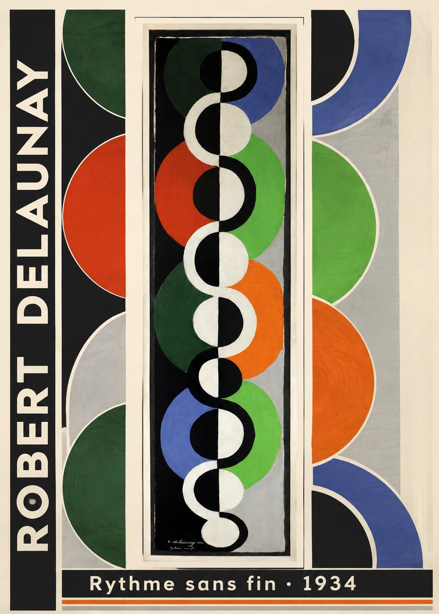 Robert Delaunay Rythme Sans Fin I No1 - Plakat