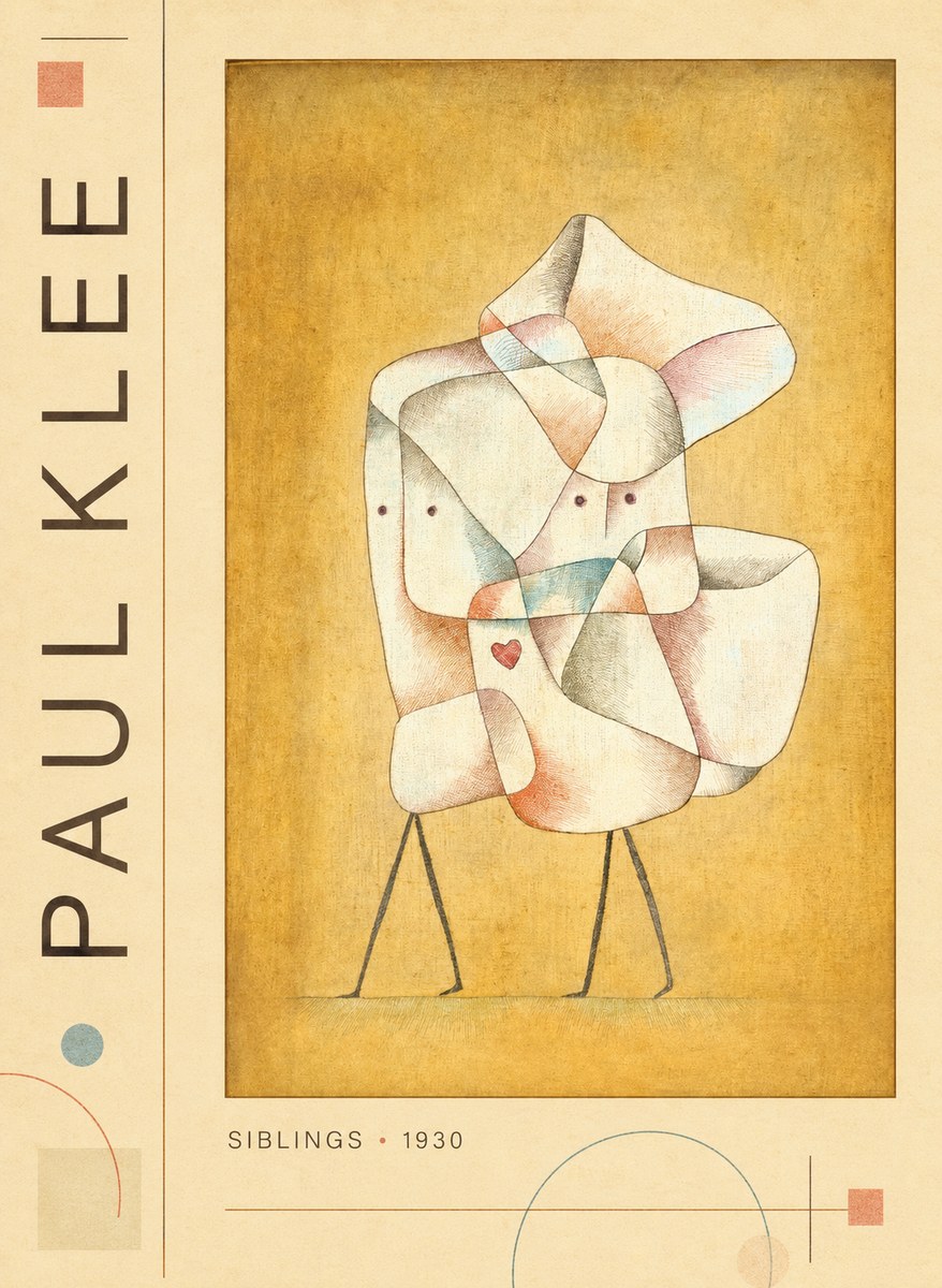 Paul Klee Siblings No2 - Plakat