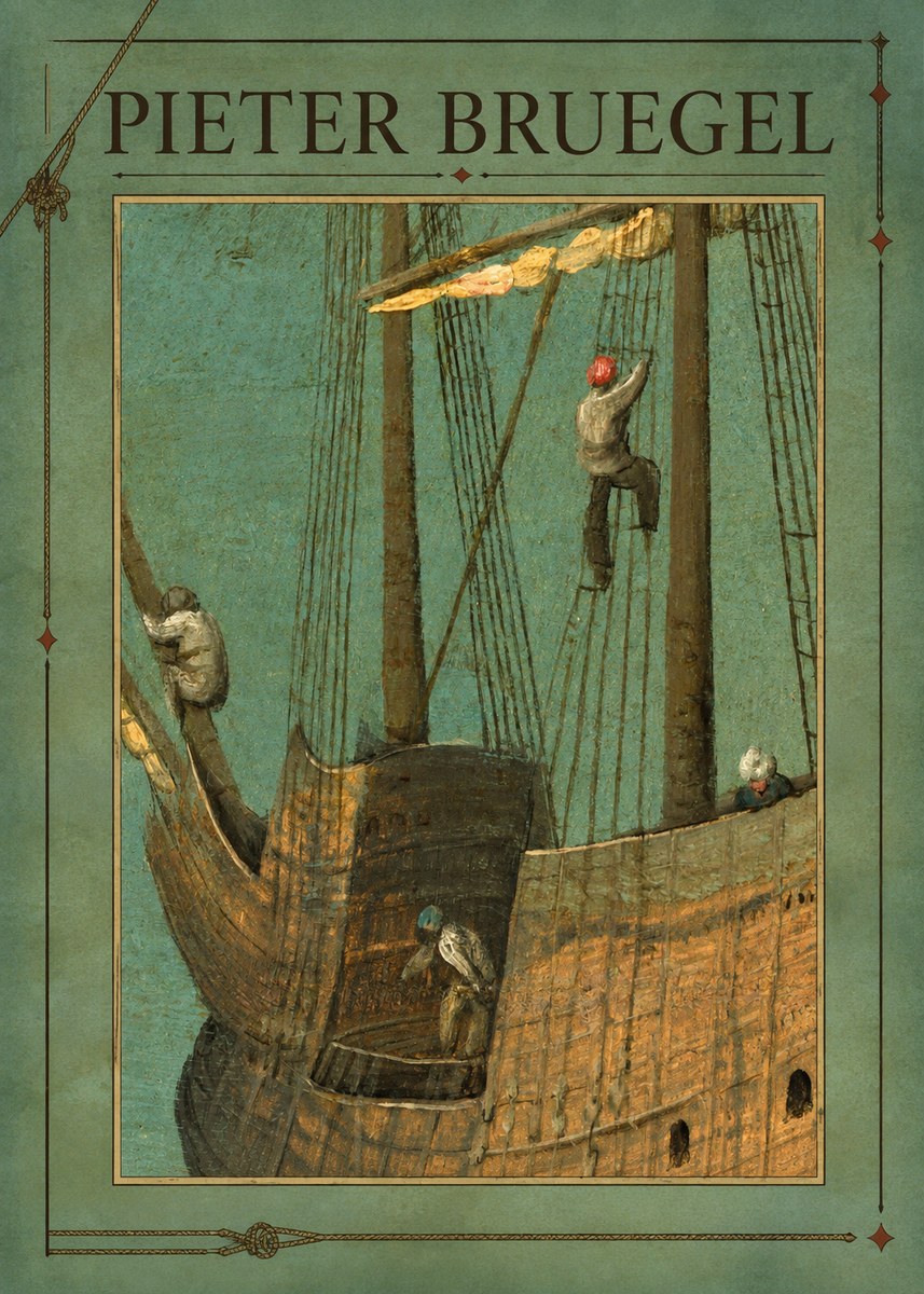 Pieter Bruegel The Ship No1 - Plakat