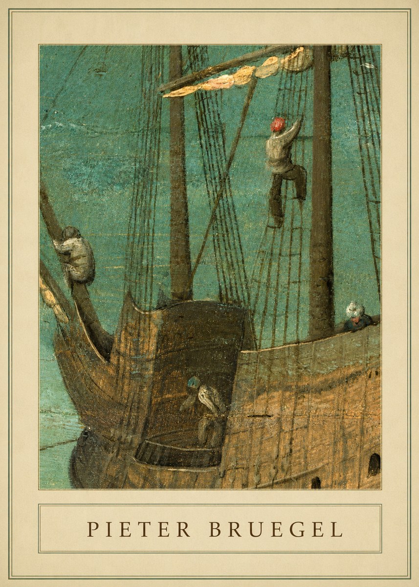 Pieter Bruegel The Ship No4 - Plakat