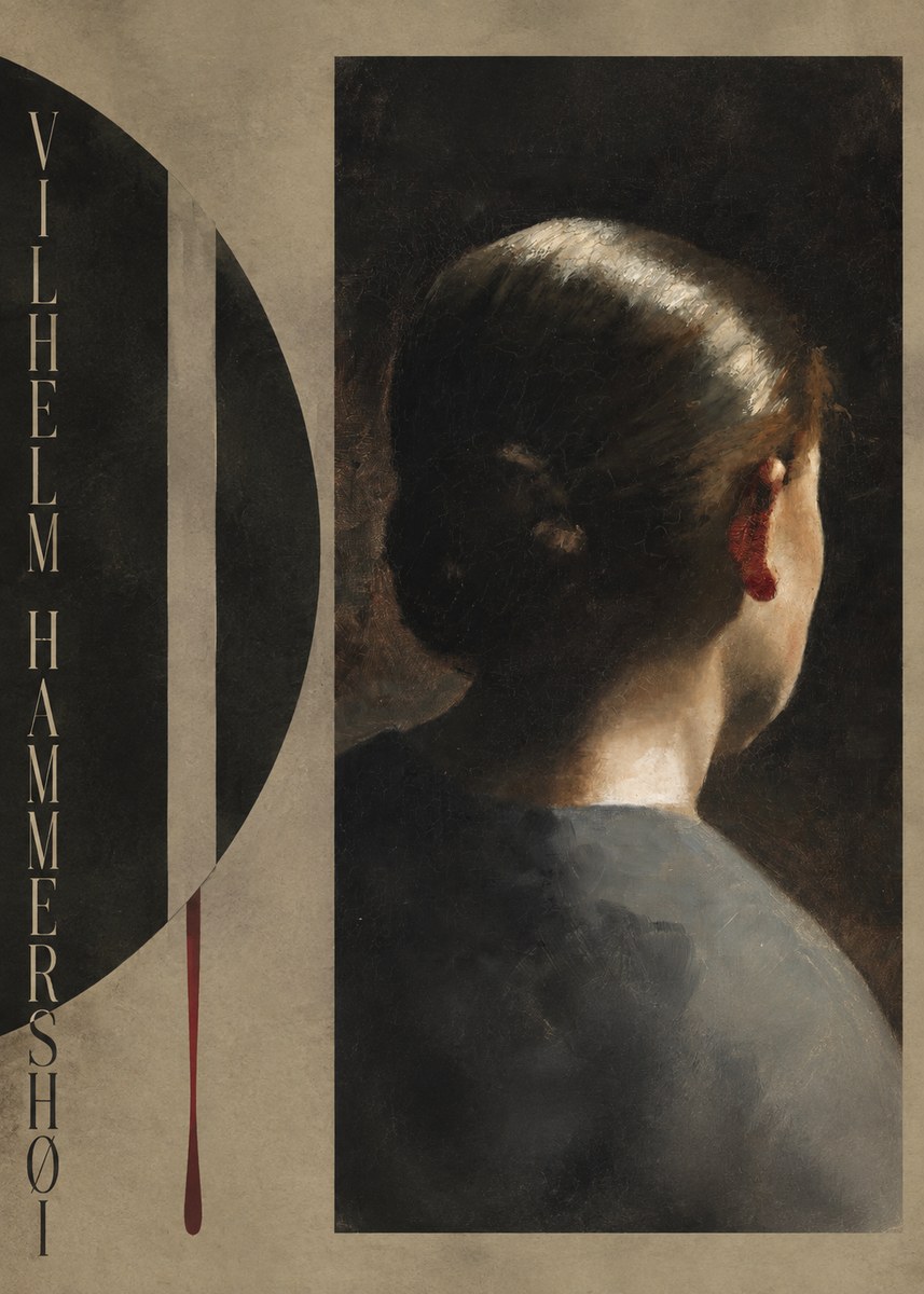 Vilhelm Hammershøi Woman from Behind No5 - Plakat