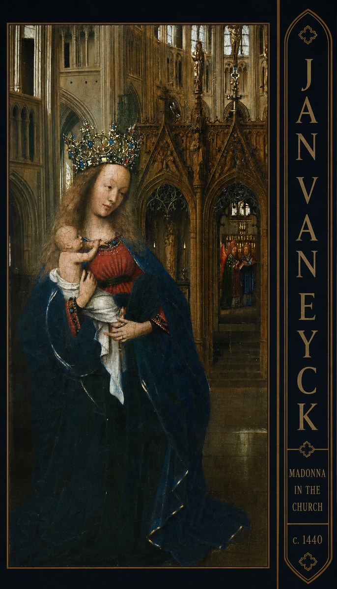 Jan van Eyck Madonna in the Church I No4 - Plakat