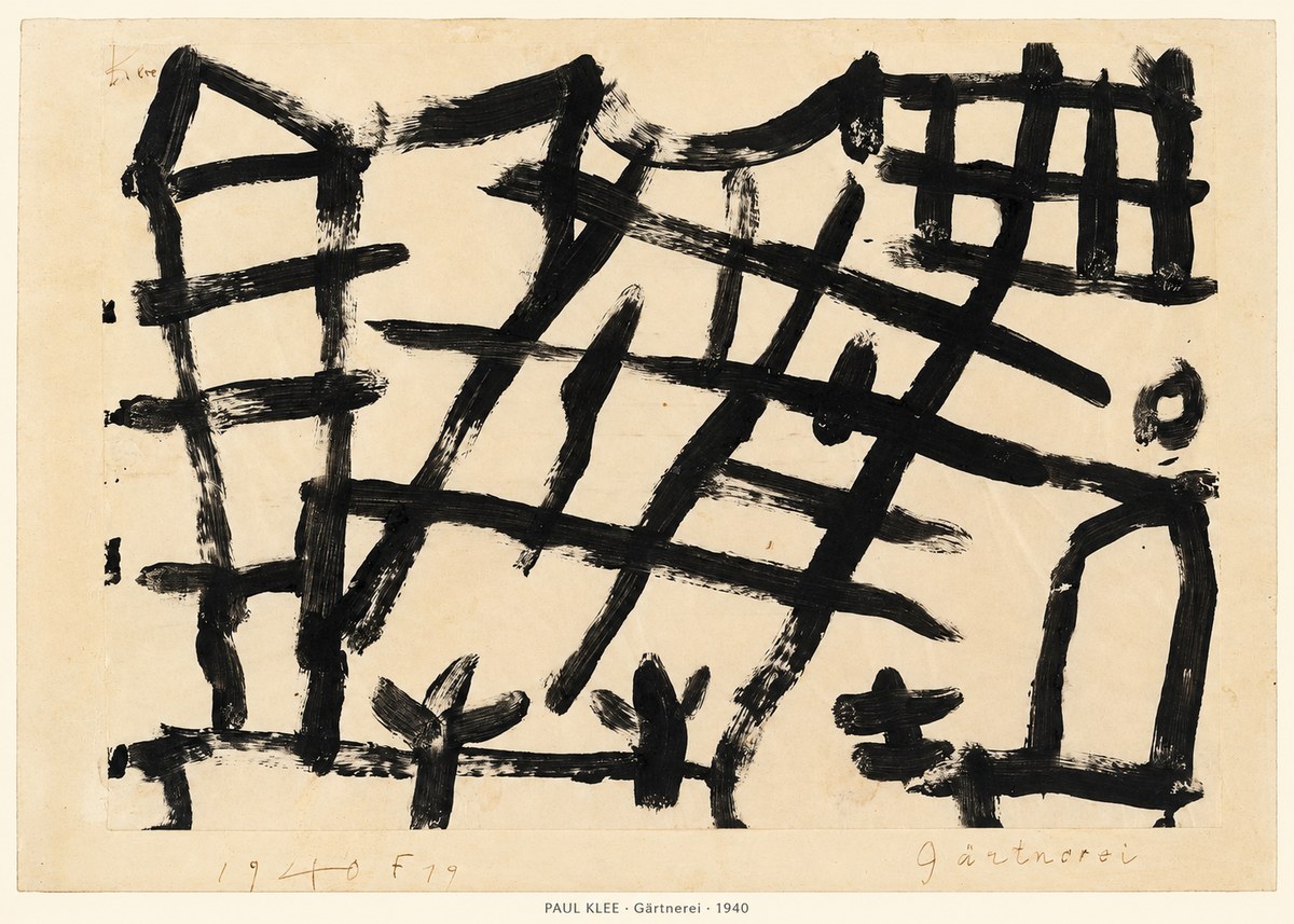 Paul Klee Gärtnerei No6 - Plakat