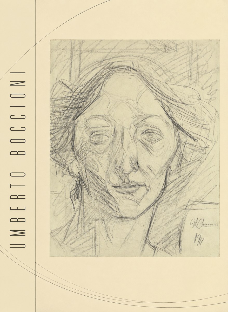 Umberto Boccioni Head of a Woman No2 - Plakat