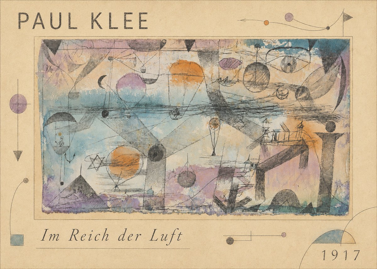 Paul Klee Im Reich Der Luft No1 - Plakat