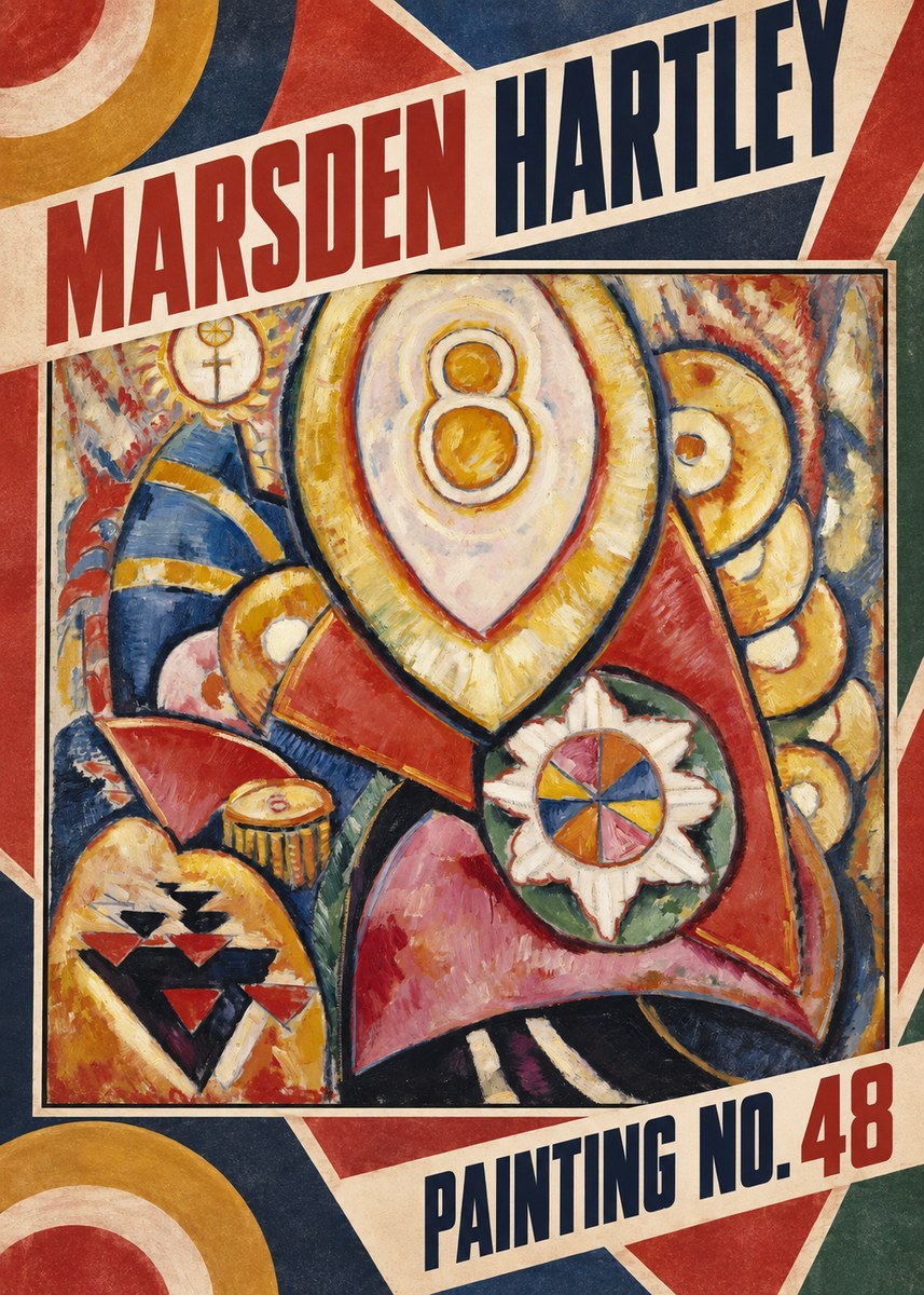 Marsden Hartley Painting No. 48 No5 - Plakat
