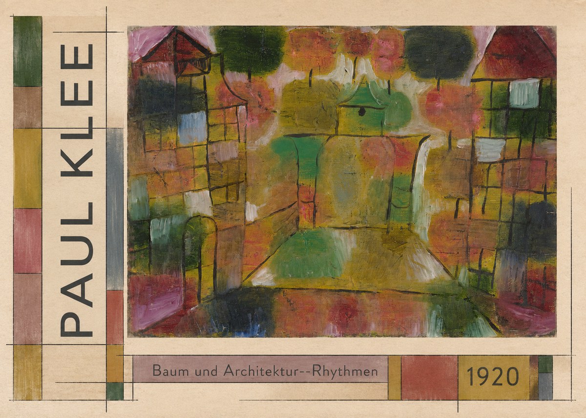 Paul Klee Baum Und Architektur--rhythmen No2 - Plakat