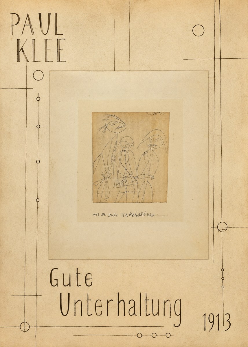 Paul Klee Gute Unterhaltung No5 - Plakat