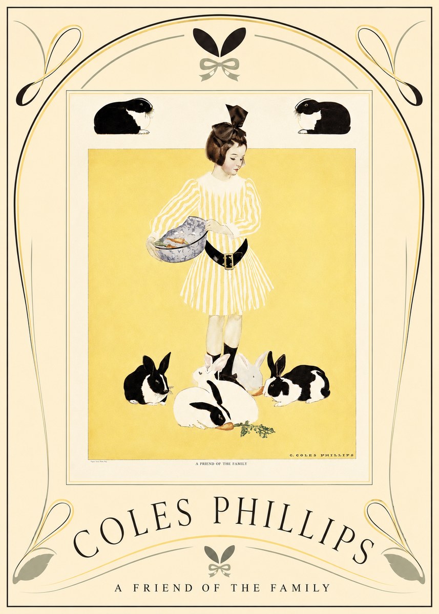 Coles Phillips A Friend of the Family No3 - Plakat