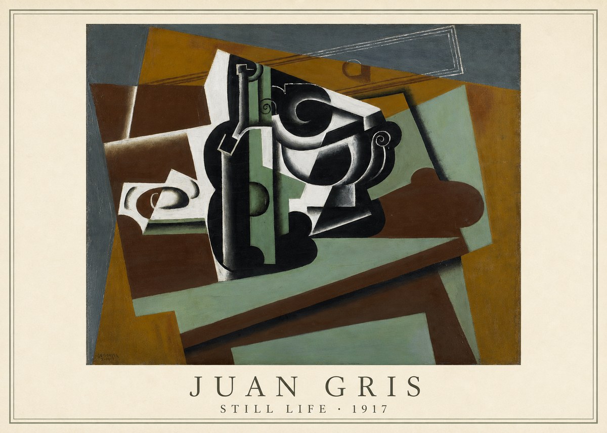 Juan Gris Still Life I No4 - Plakat