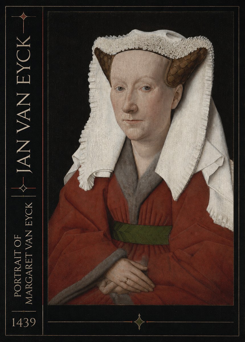 Jan van Eyck Portrait of Margaret Van Eyck I No2 - Plakat